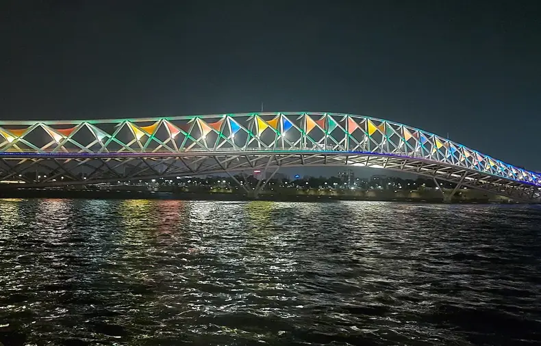 Sabarmati Riverfront and Atal Pedestrian Bridge, Ahmedabad